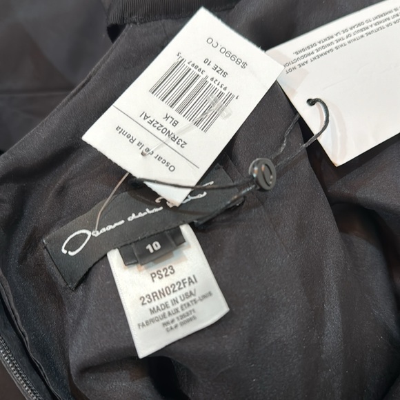 Oscar de la Renta Bow-embellished silk halterneck gown - Picture 5 of 5